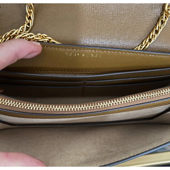 ♦️♦️ AUTHENTIC TORY BURCH BROWN ROBINSON HANDBAG ♦️♦️ - Picture 6 of 9